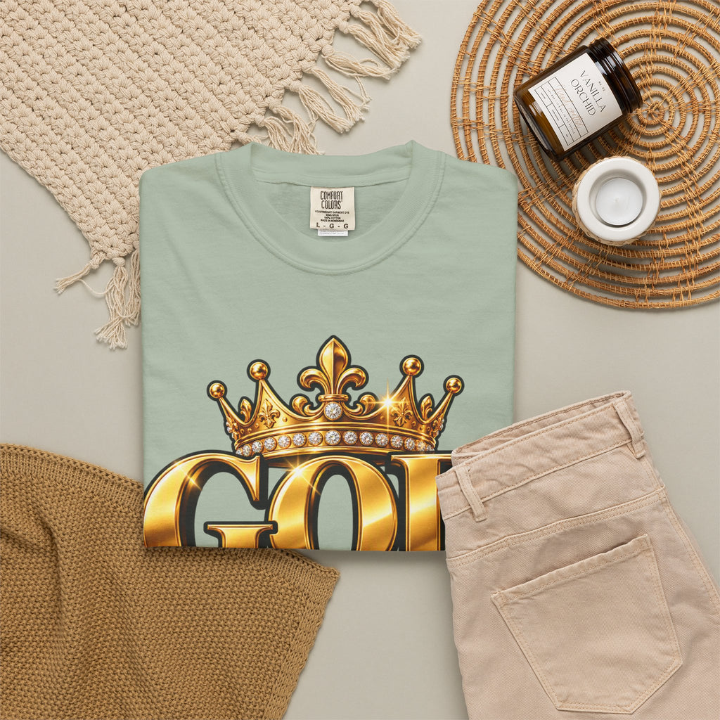 God Did!! Graphic T-Shirt — Gold Crown Christian Faith Tee