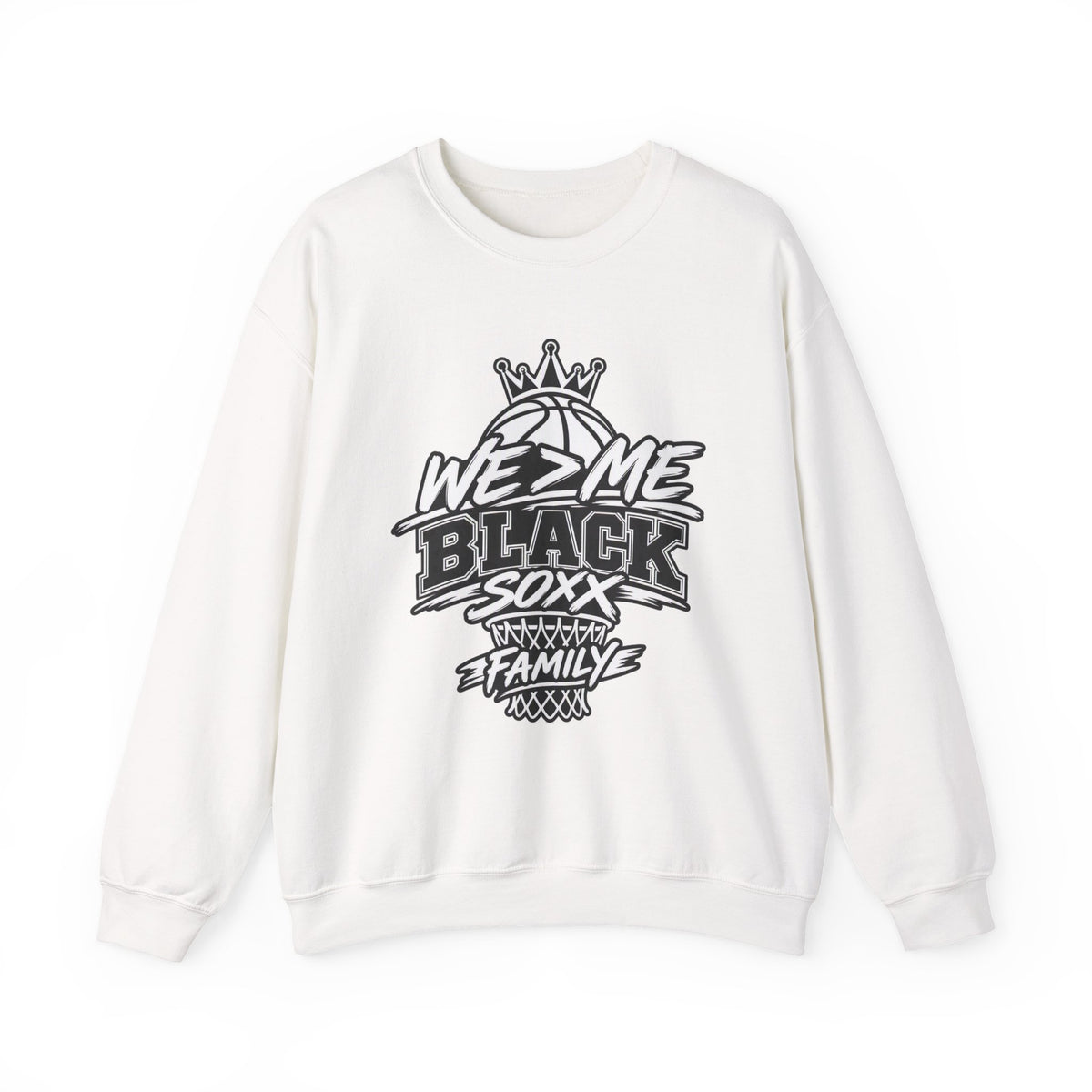 We Z Me Black Soxx Family Crewneck Sweatshirt