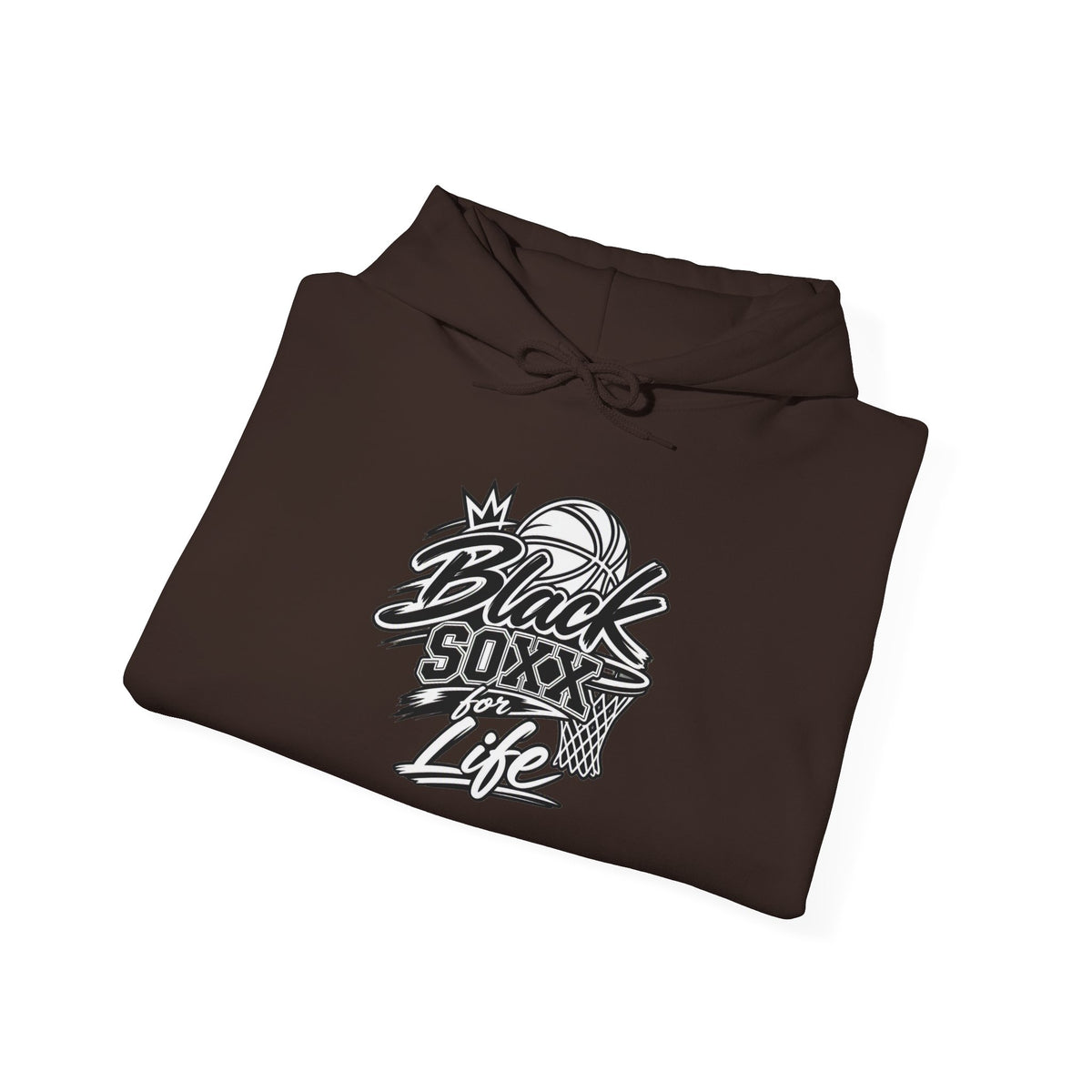 Black Soxx For Life Hoodie — Retro Baseball Graphic Pullover