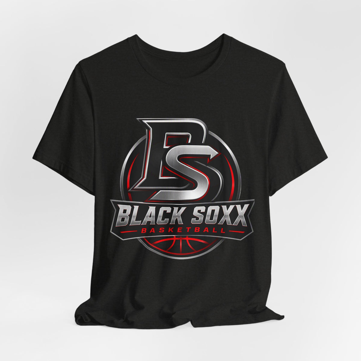 Black Soxx Basketball Logo Tee — Team Fan Short Sleeve Shirt