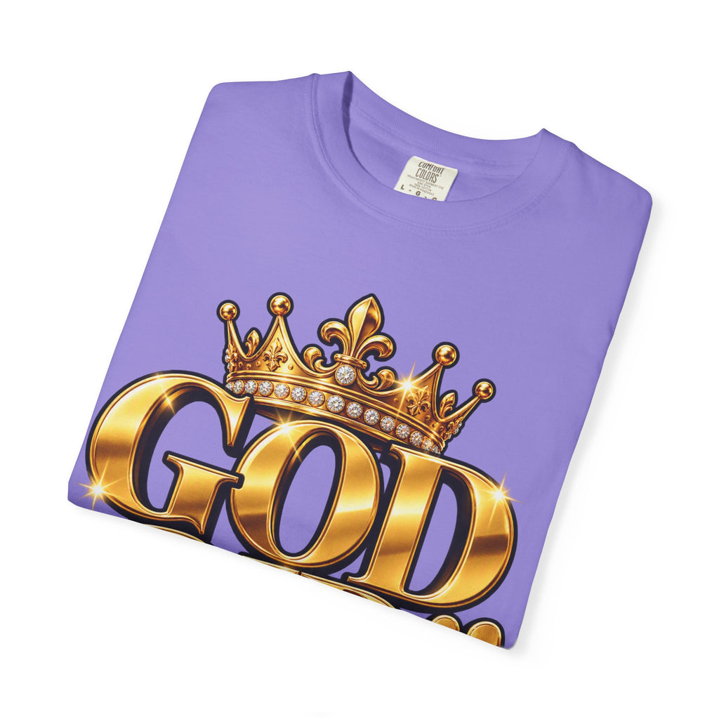 God Did!! Graphic T-Shirt — Gold Crown Christian Faith Tee