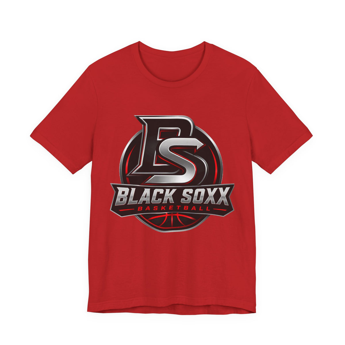 Black Soxx Basketball Logo Tee — Team Fan Short Sleeve Shirt