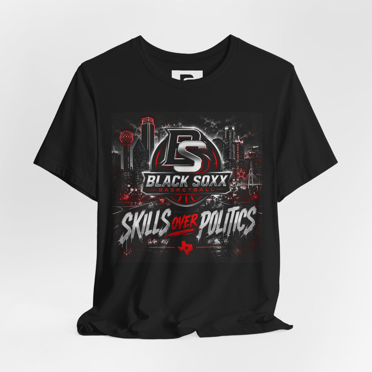 Skills Over Politics T-Shirt — Black Soxx