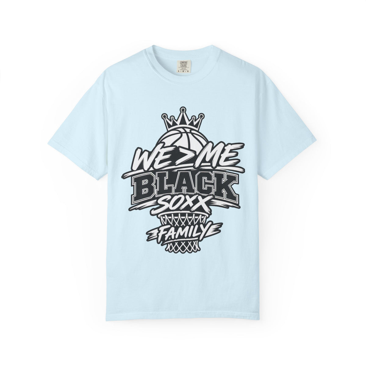 Black Soxx Family Basketball T-Shirt – 'We 2 Me' Streetwear Tee