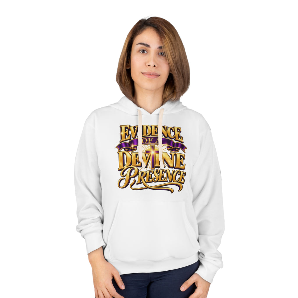 Christian Hoodie – "God Did!!" Gold Crown Pullover (Evidence of Divine Presence)