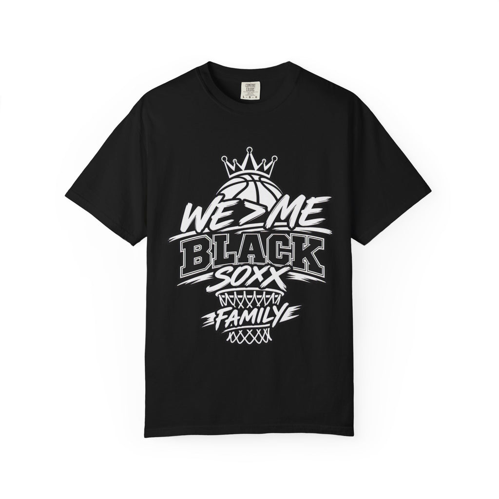 Black Soxx Family Basketball T-Shirt – 'We 2 Me' Streetwear Tee