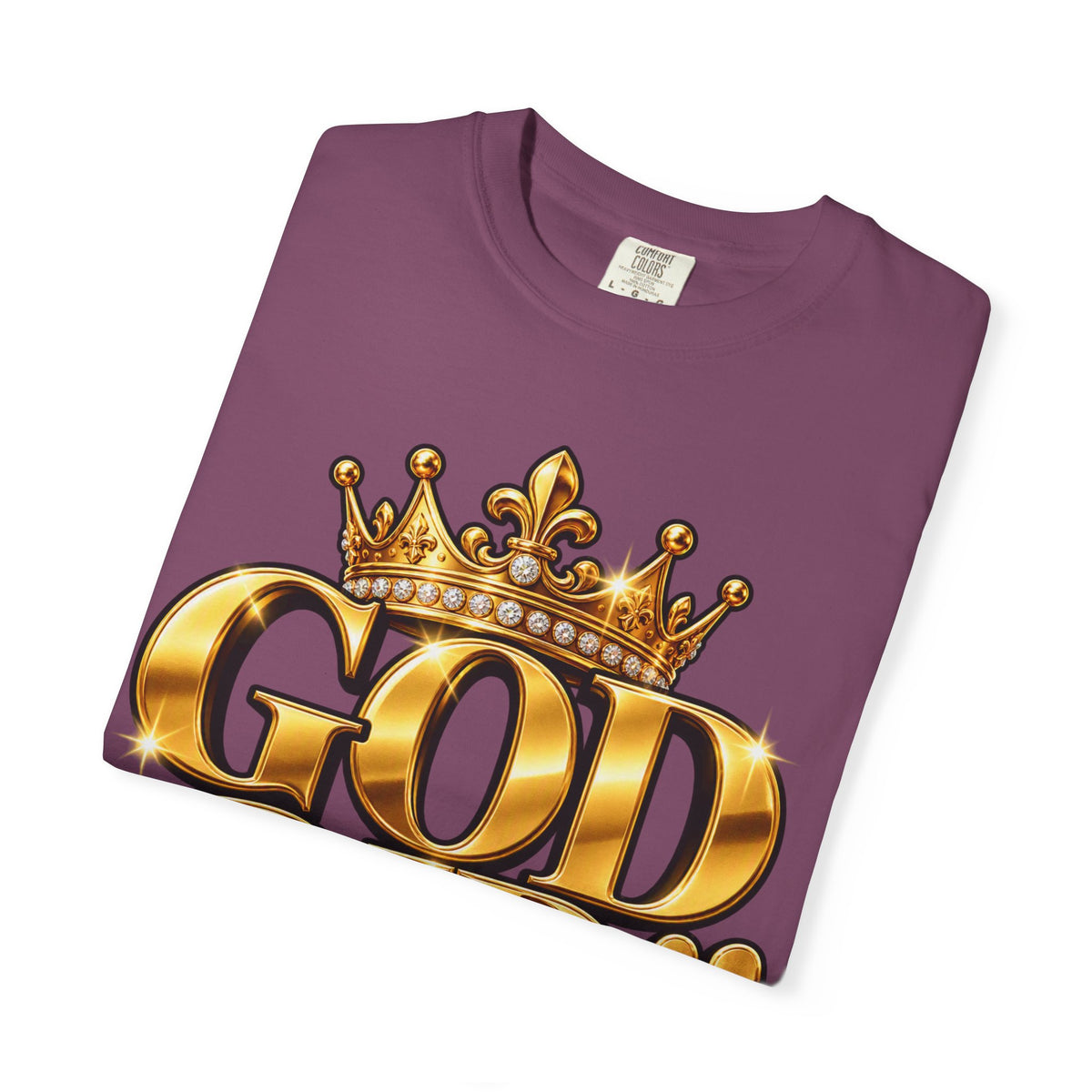 God Did!! Graphic T-Shirt — Gold Crown Christian Faith Tee