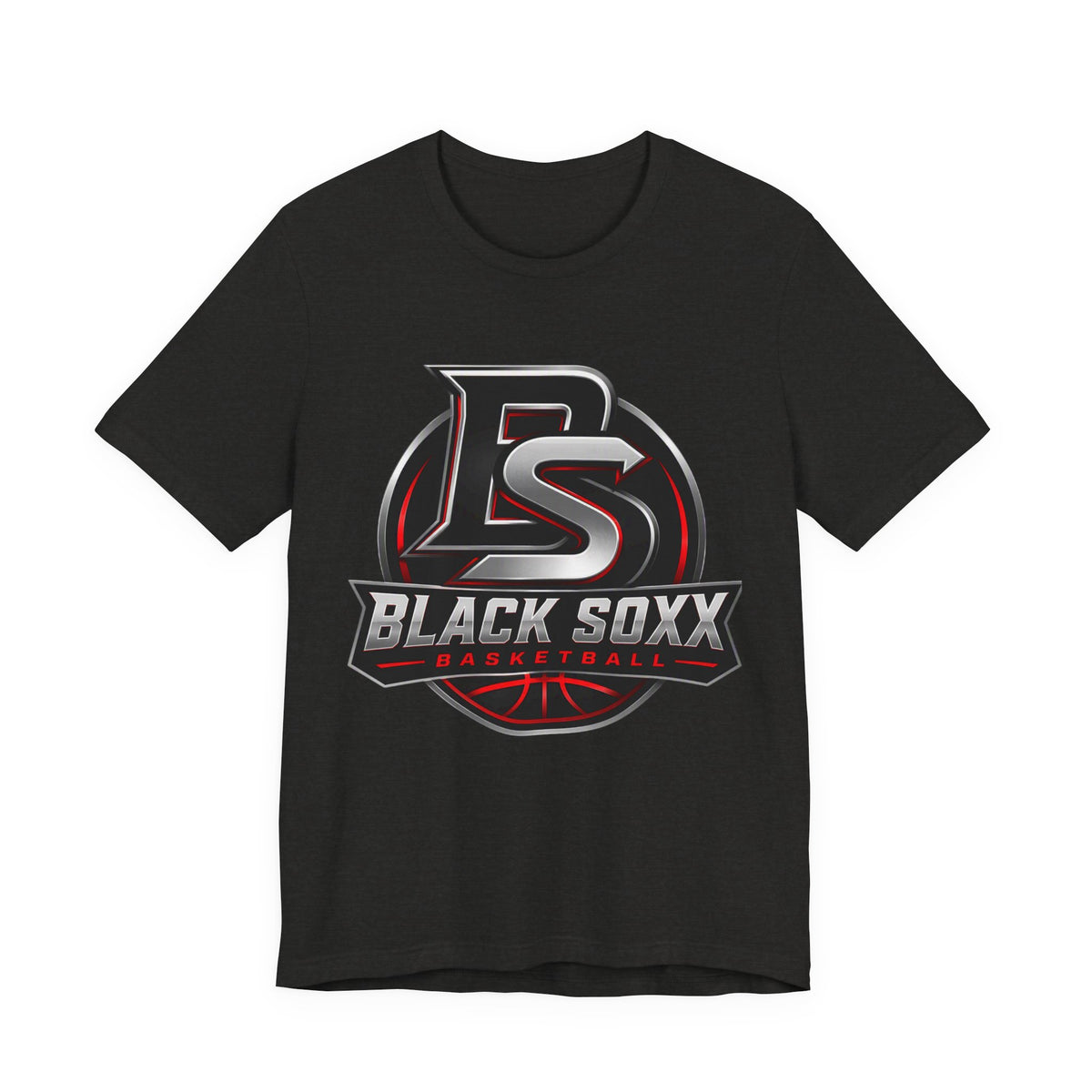 Black Soxx Basketball Logo Tee — Team Fan Short Sleeve Shirt
