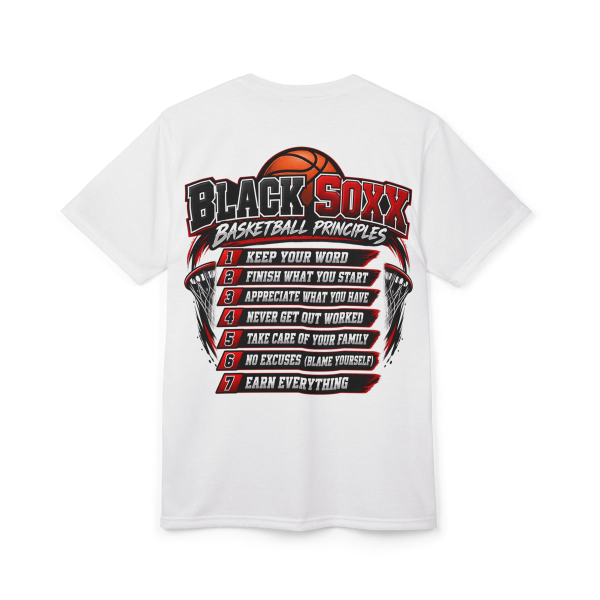 Black Soxx Basketball Team Logo Tee