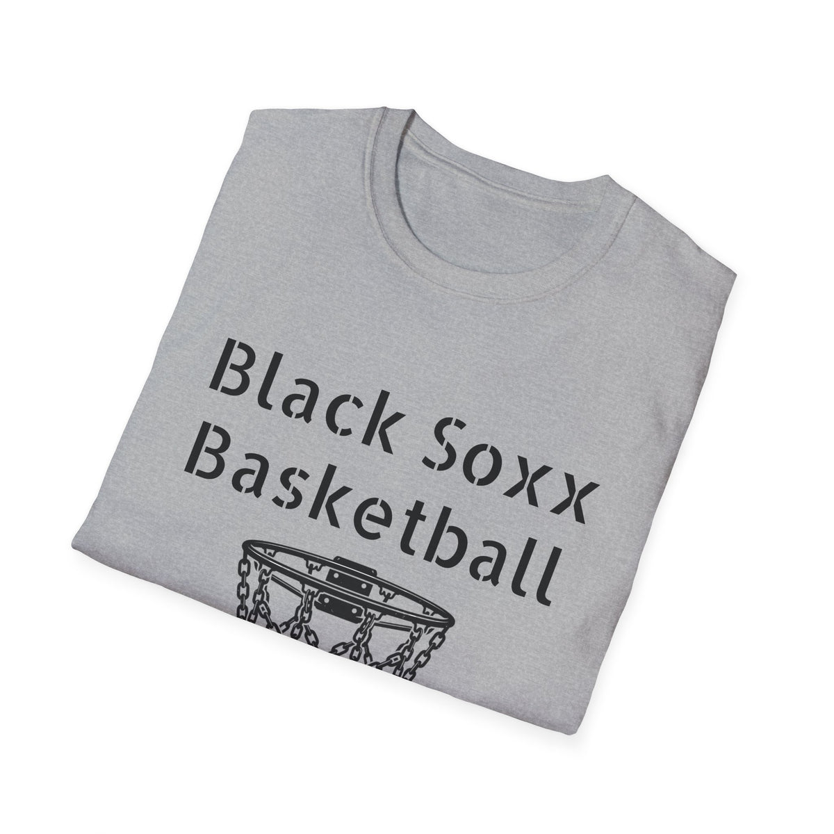Black Soxx Basketball T‑Shirt — Graphic Hoop & Team Growth Tee