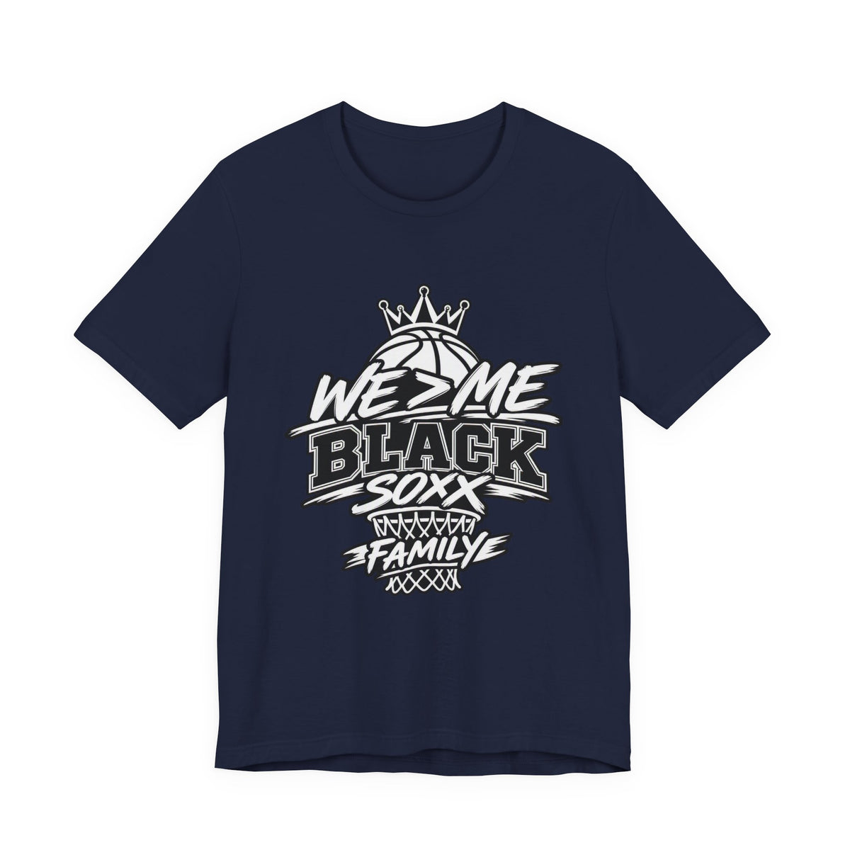 We 2 Me Black Soxx Family Basketball Tee