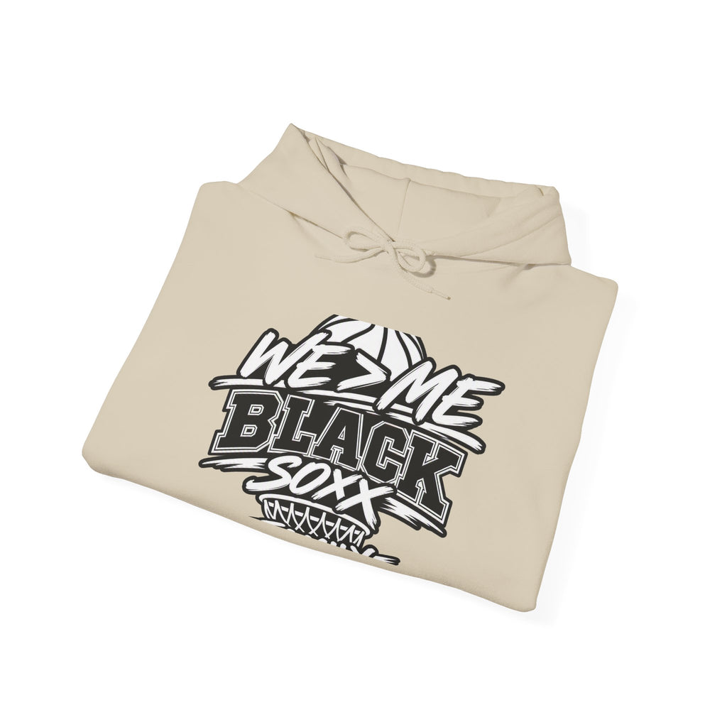 We Z Me Black Soxx Hoodie — Street Baseball Graphic Pullover