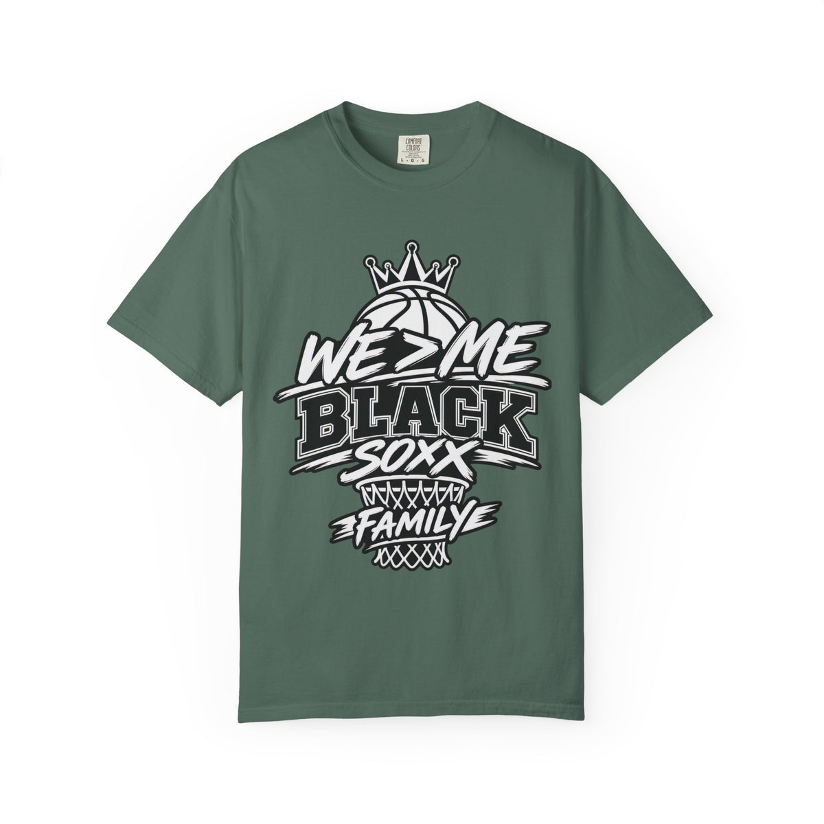 Black Soxx Family Basketball T-Shirt – 'We 2 Me' Streetwear Tee