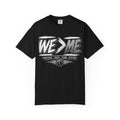 We > Me Basketball Team T-Shirt — "Together. Trust. Team. Victory."