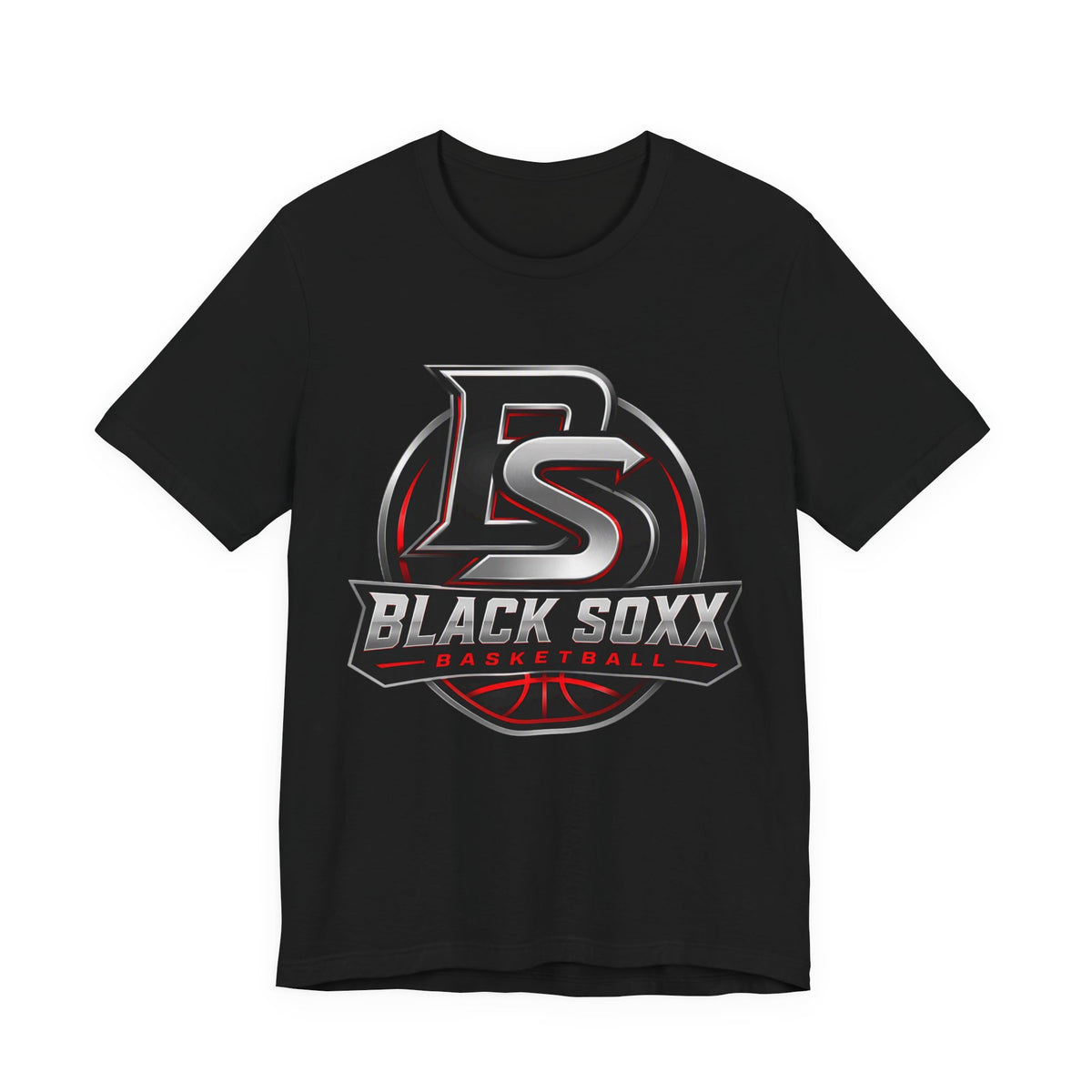 Black Soxx Basketball Logo Tee — Team Fan Short Sleeve Shirt
