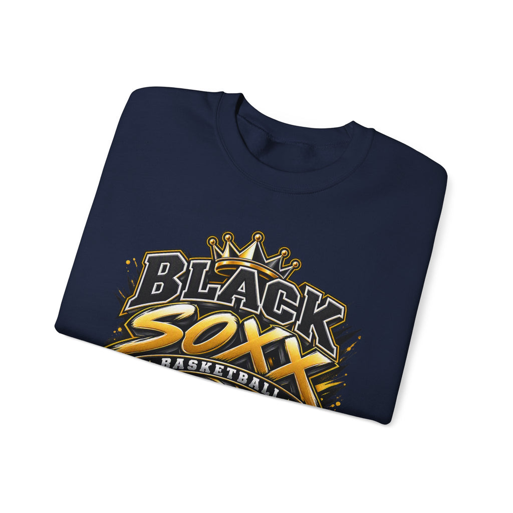 Basketball Crewneck - "Black Soxx" Team Logo Sweatshirt