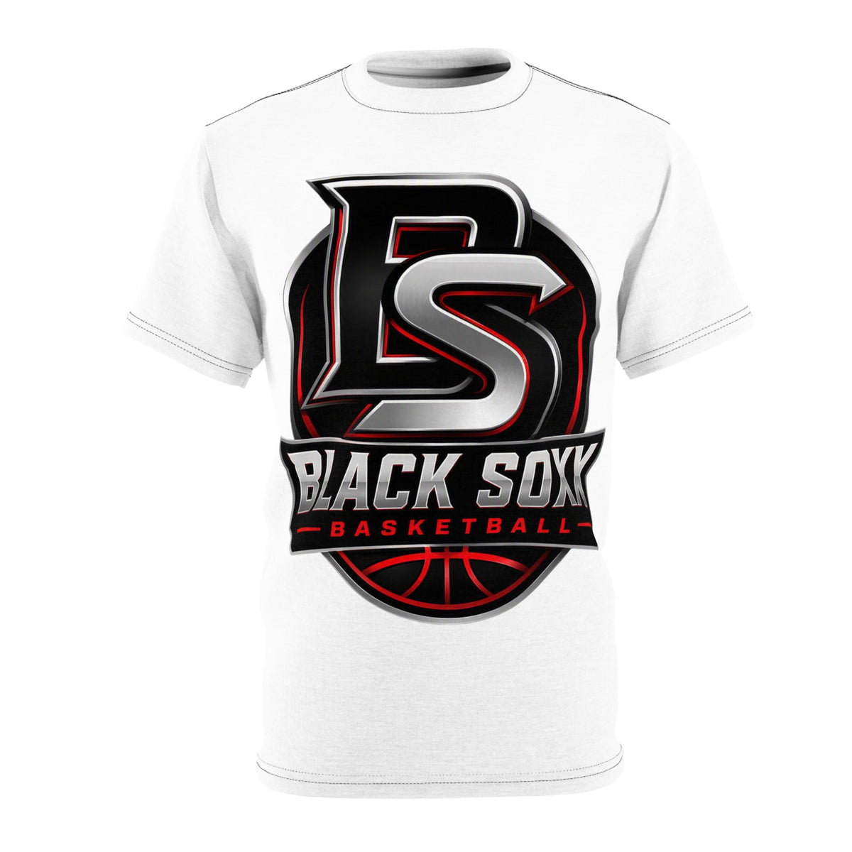 Black Soxx Basketball Team Logo Tee