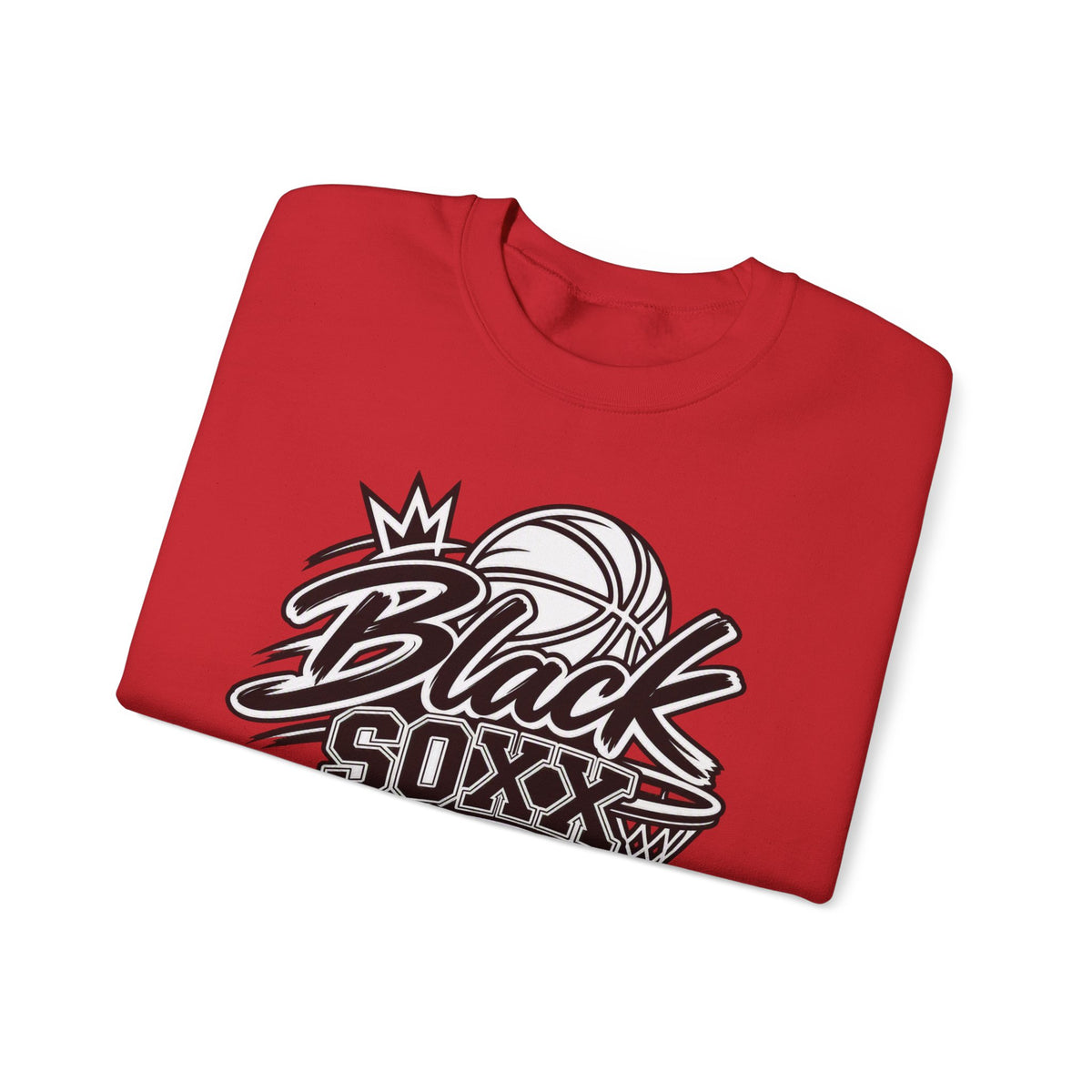 Black Soxx for Life Sweatshirt — Retro Basketball Crewneck