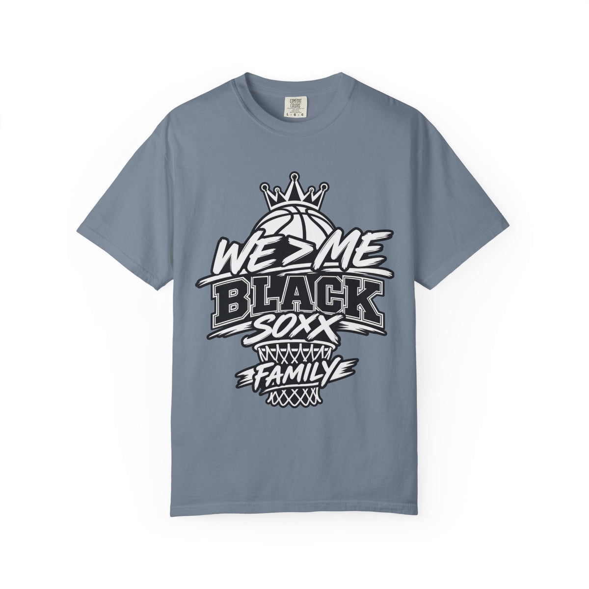 Black Soxx Family Basketball T-Shirt – 'We 2 Me' Streetwear Tee