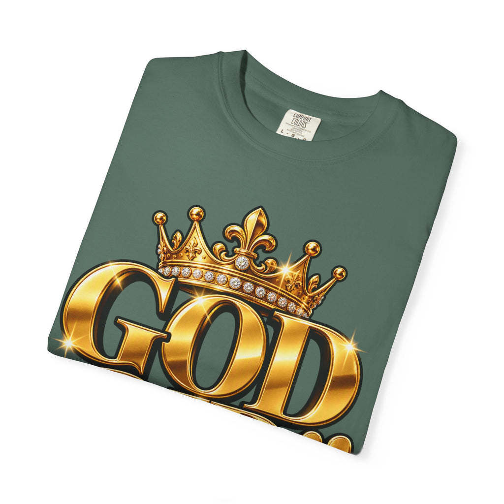 God Did!! Graphic T-Shirt — Gold Crown Christian Faith Tee