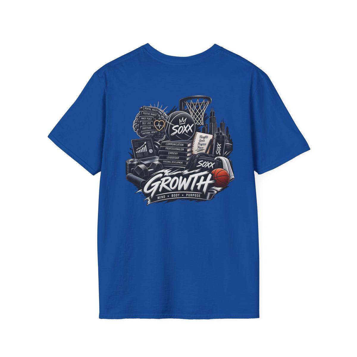 Black Soxx Basketball T‑Shirt — Graphic Hoop & Team Growth Tee
