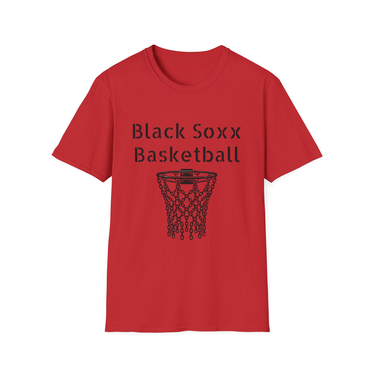 Black Soxx Basketball T‑Shirt — Graphic Hoop & Team Growth Tee
