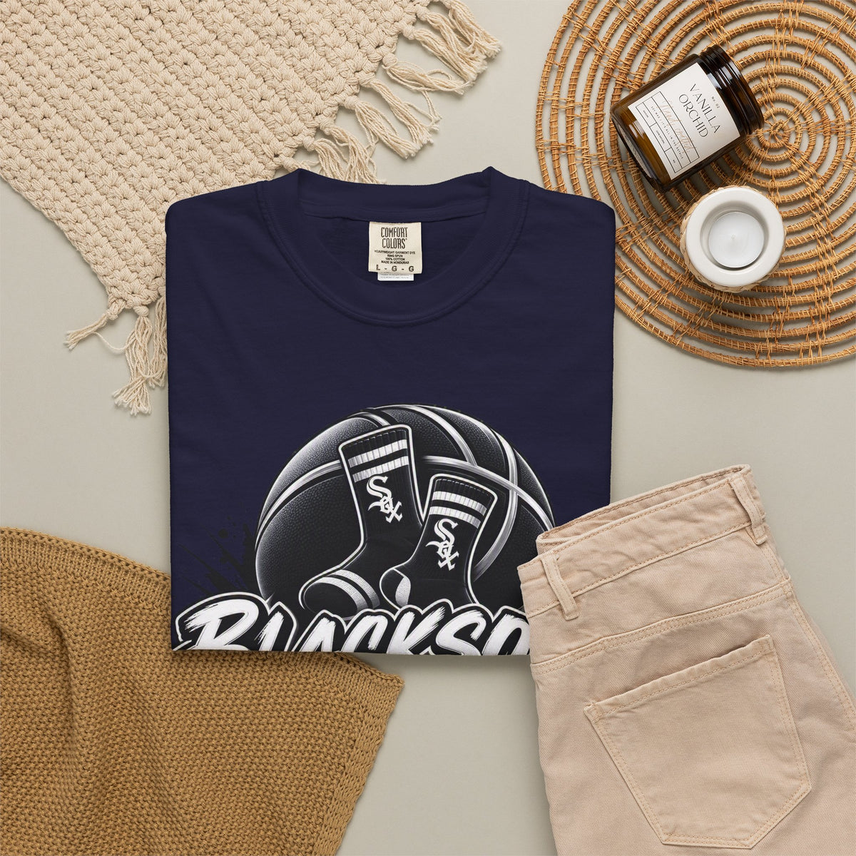 Blacksoxx Basketball T-Shirt — Vintage Slam Dunk Team Tee