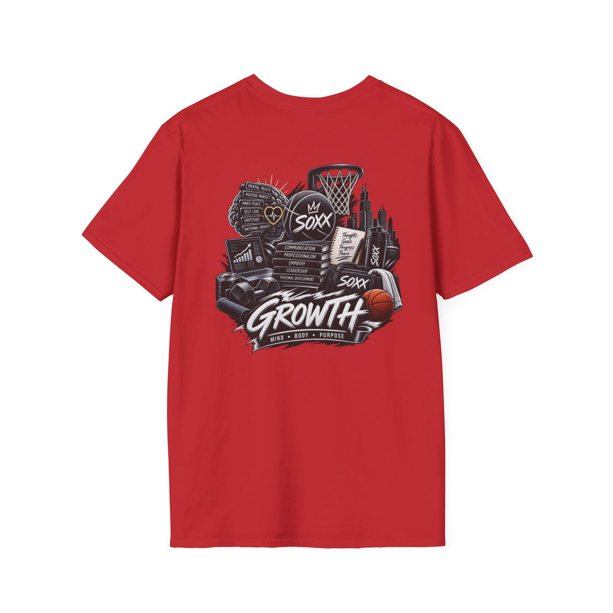 Black Soxx Basketball T‑Shirt — Graphic Hoop & Team Growth Tee