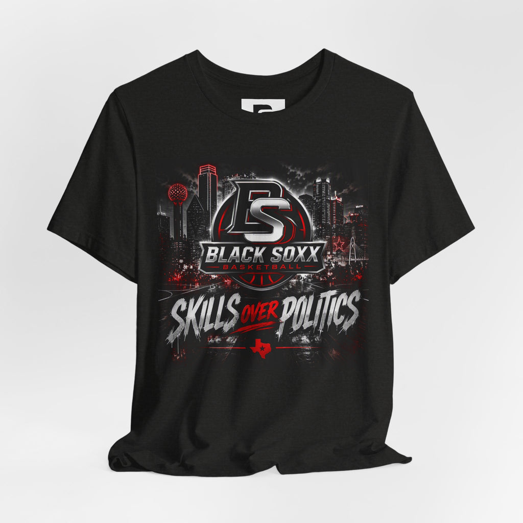 Skills Over Politics T-Shirt — Black Soxx