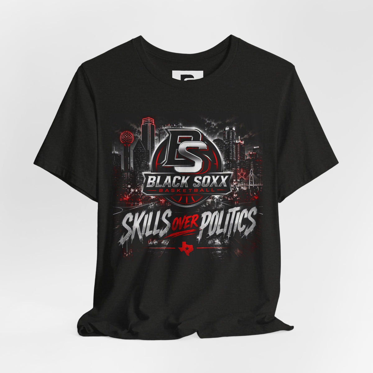 Skills Over Politics T-Shirt — Black Soxx