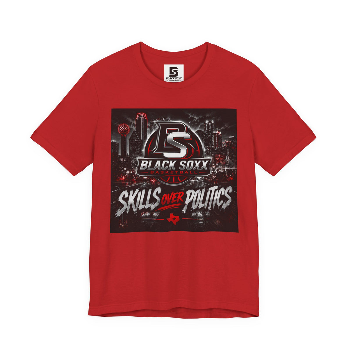 Skills Over Politics T-Shirt — Black Soxx