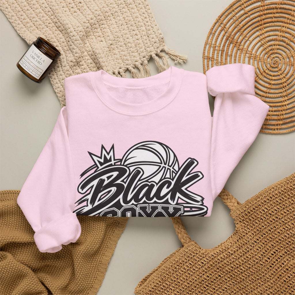 Black Soxx for Life Sweatshirt — Retro Basketball Crewneck
