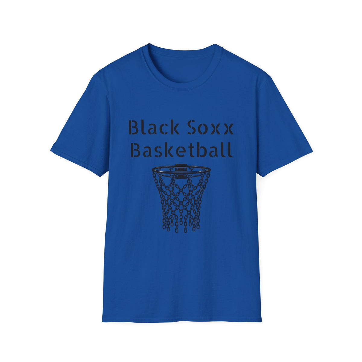 Black Soxx Basketball T‑Shirt — Graphic Hoop & Team Growth Tee