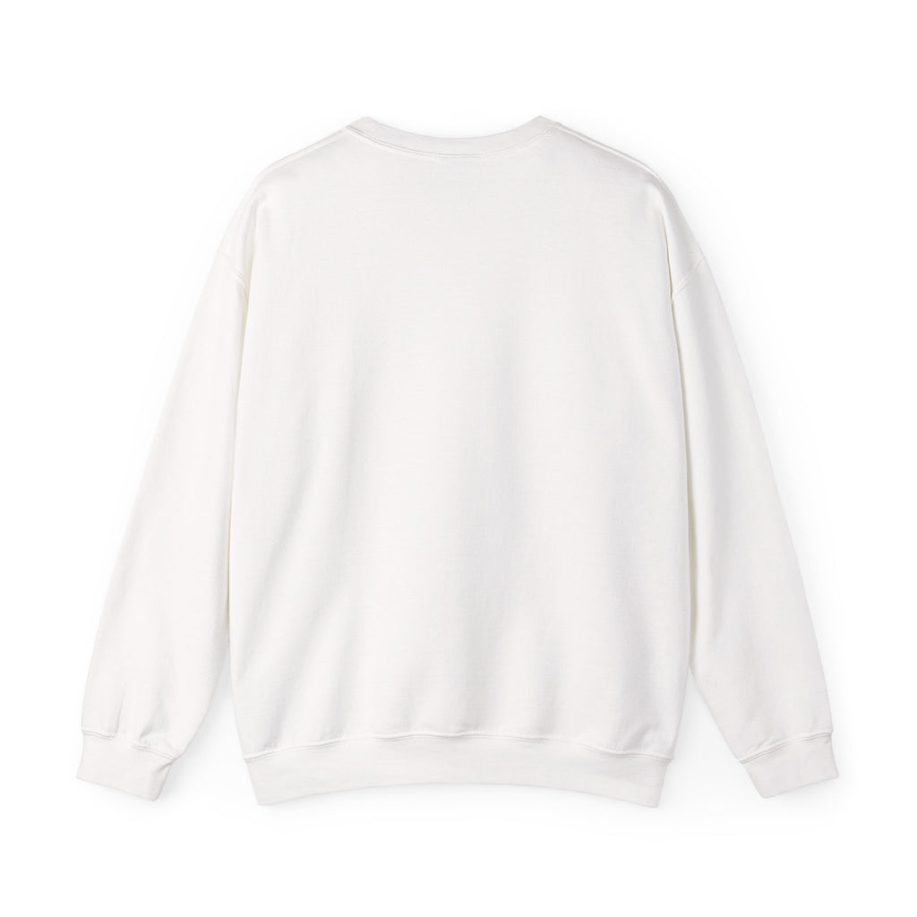 Crewneck Sweatshirt — 'We > Me' Team Basketball Graphic