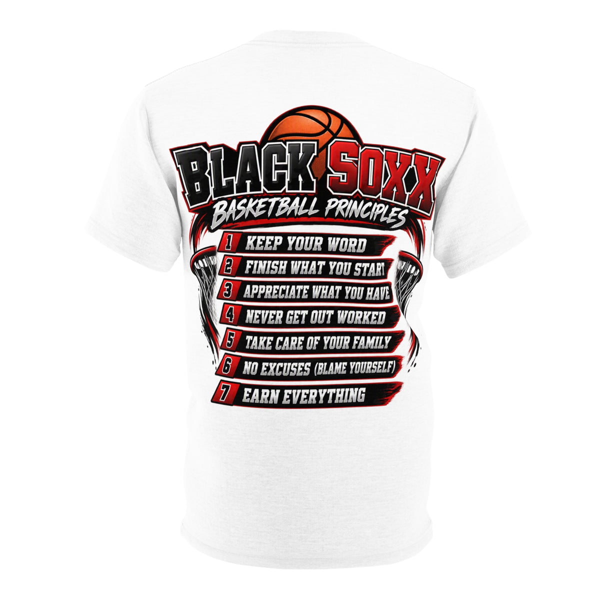 Black Soxx Basketball Team Logo Tee