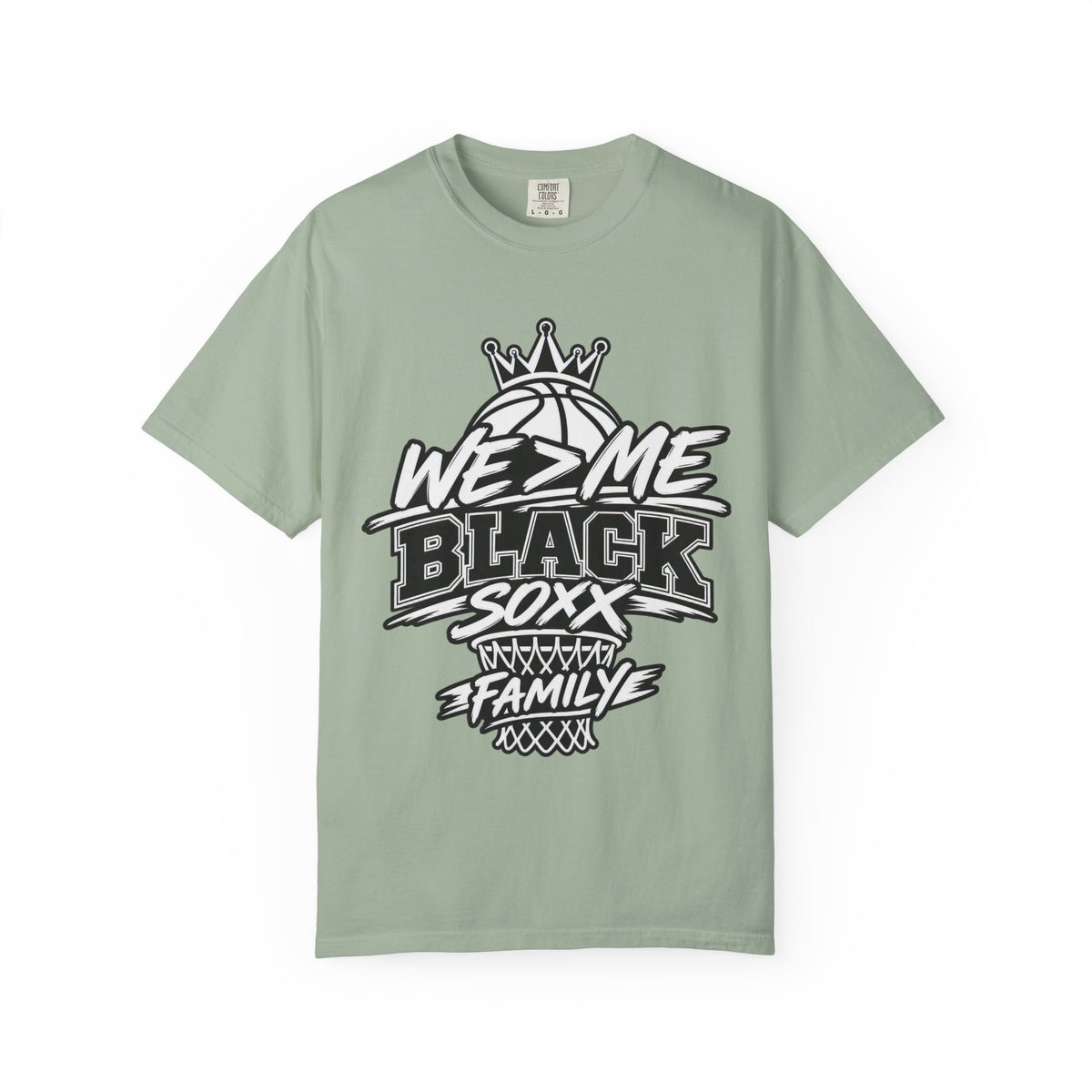 Black Soxx Family Basketball T-Shirt – 'We 2 Me' Streetwear Tee