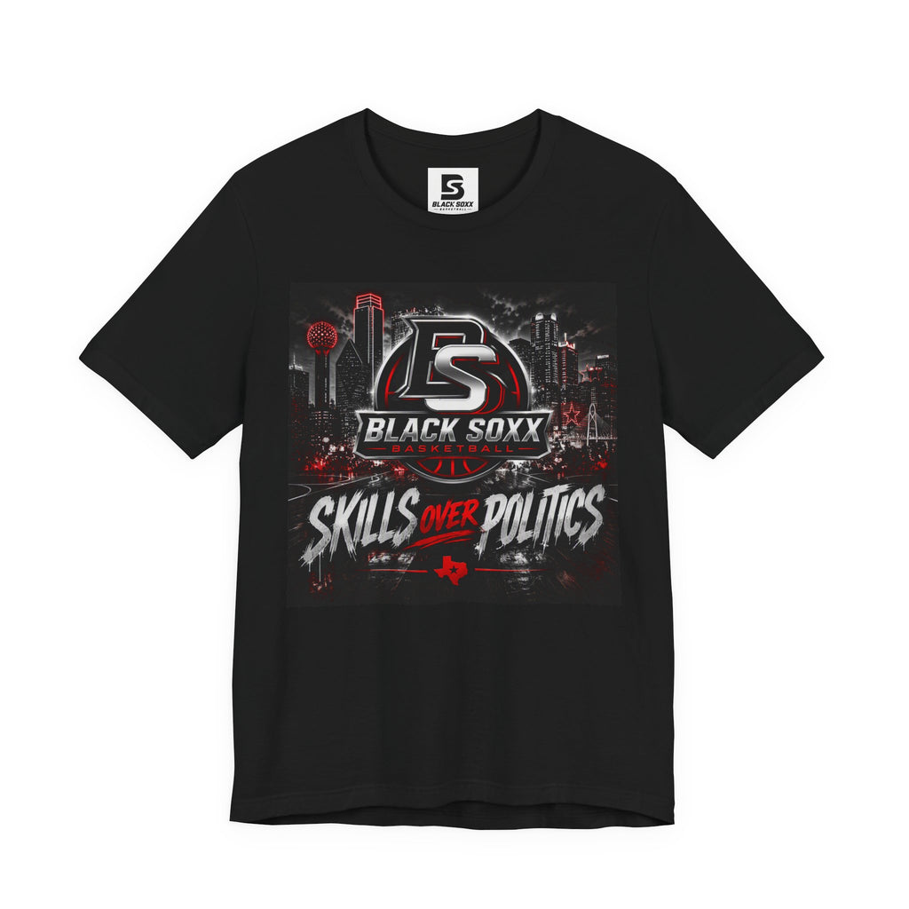 Skills Over Politics T-Shirt — Black Soxx