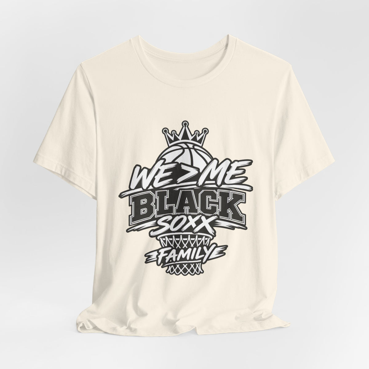 We 2 Me Black Soxx Family Basketball Tee