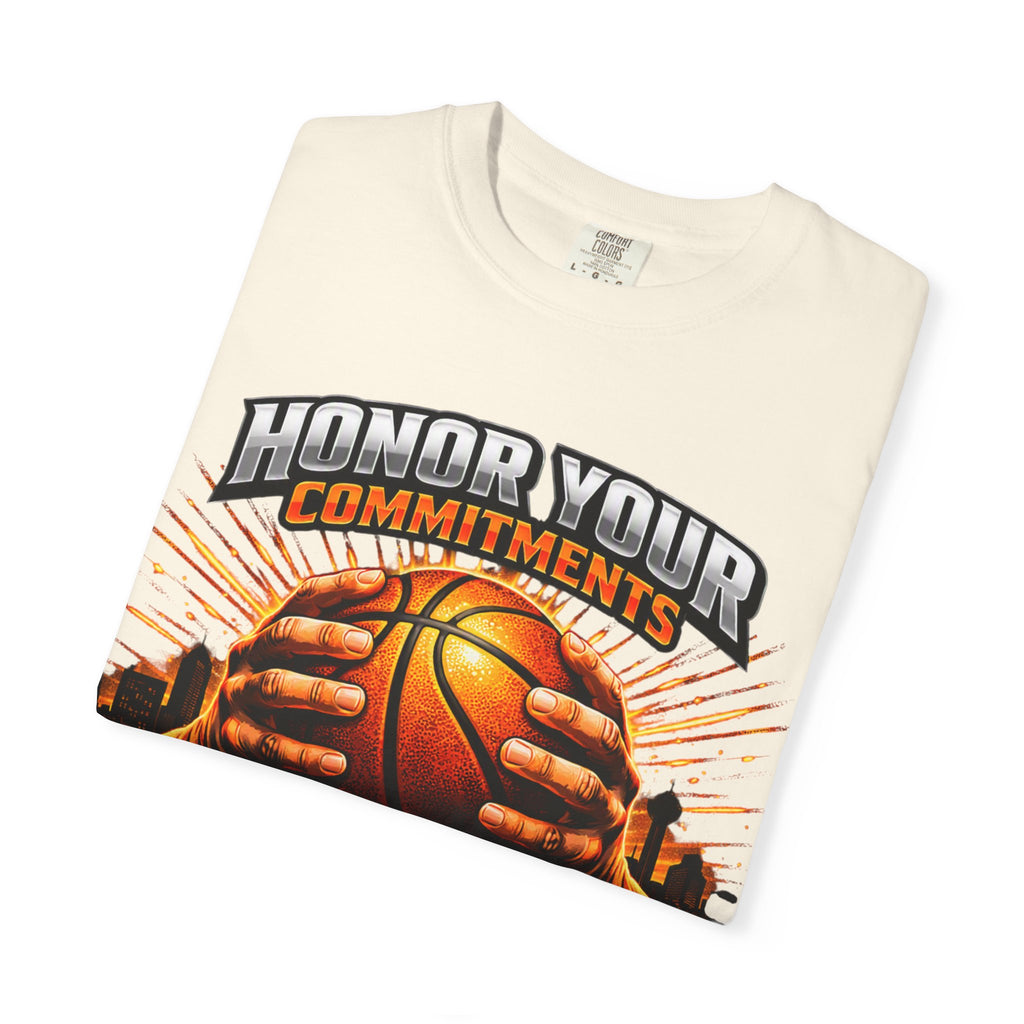 Honor Your Commitments Basketball T-Shirt — Black Sox X Team Tee