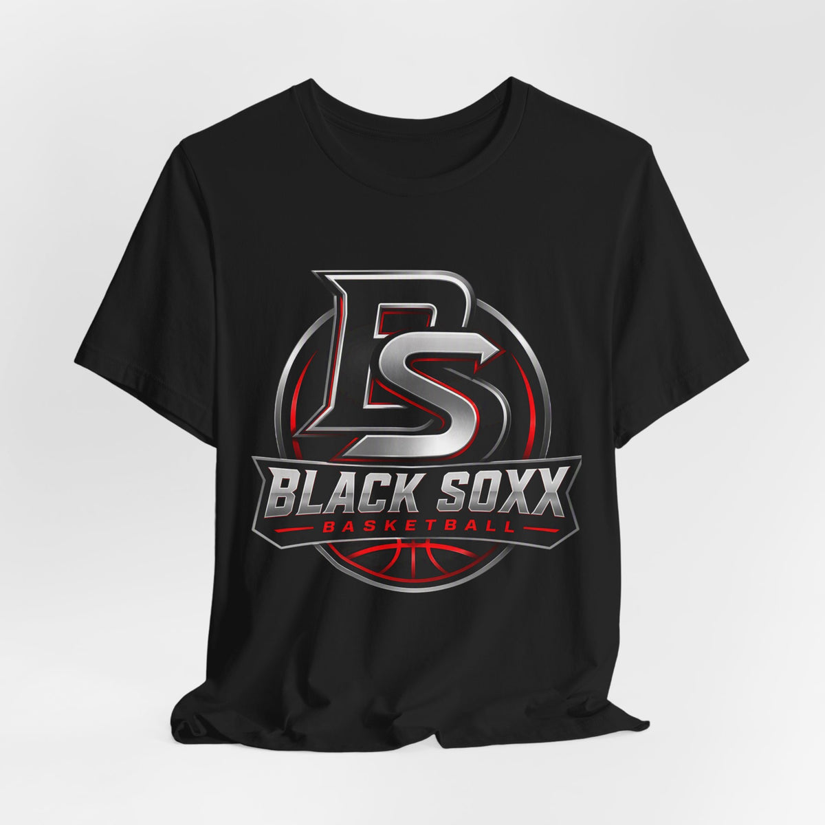 Black Soxx Basketball Logo Tee — Team Fan Short Sleeve Shirt