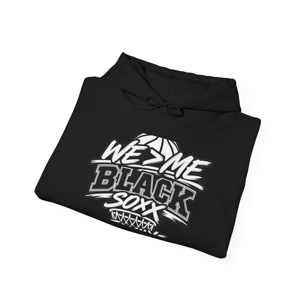 We Z Me Black Soxx Hoodie — Street Baseball Graphic Pullover