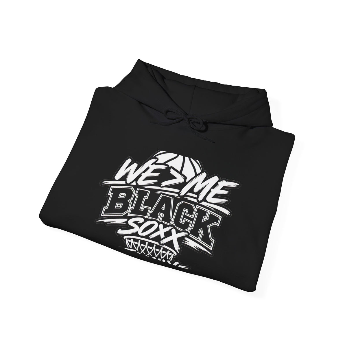 We Z Me Black Soxx Hoodie — Street Baseball Graphic Pullover