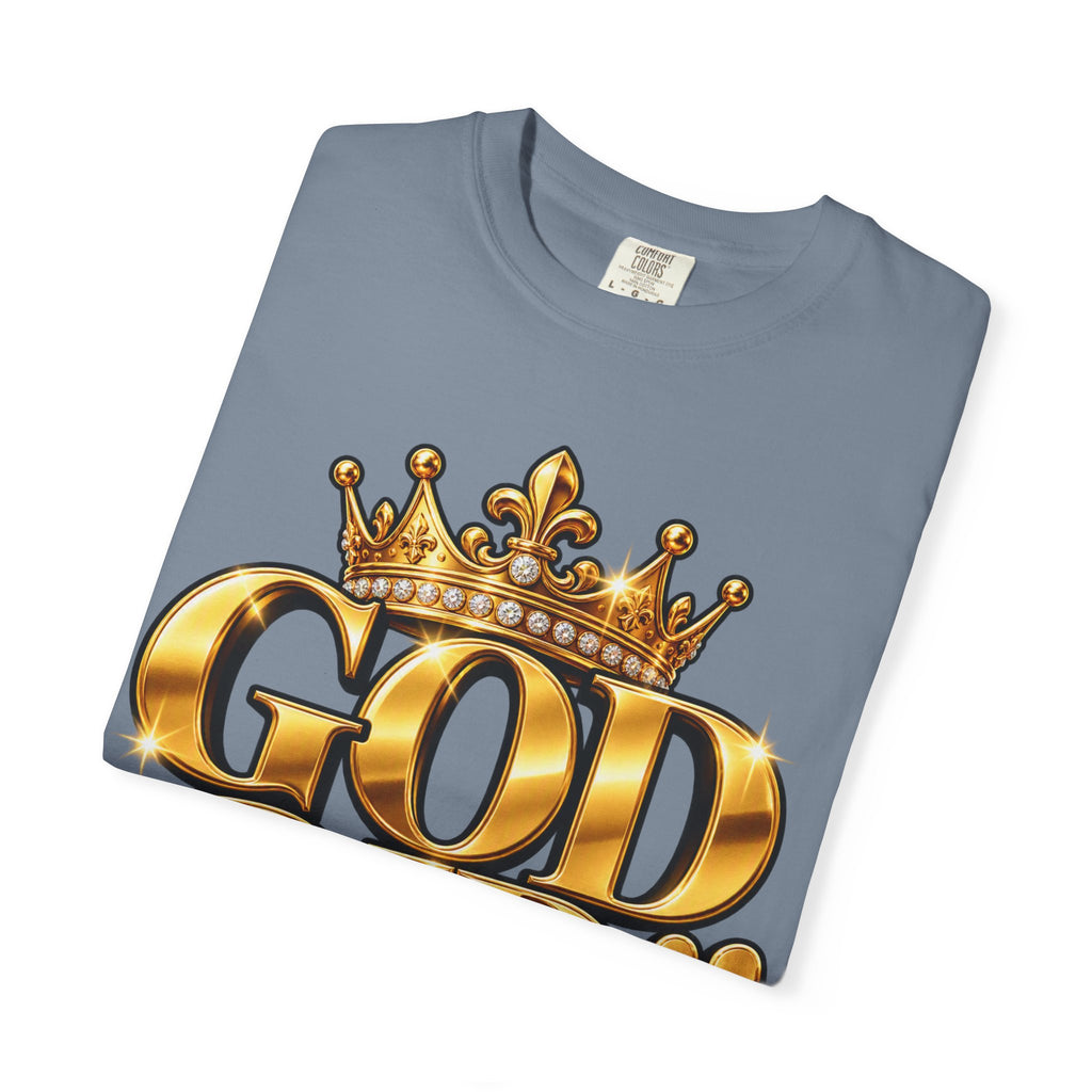 God Did!! Graphic T-Shirt — Gold Crown Christian Faith Tee