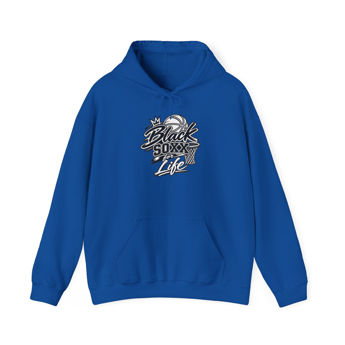 Black Soxx For Life Hoodie — Retro Baseball Graphic Pullover