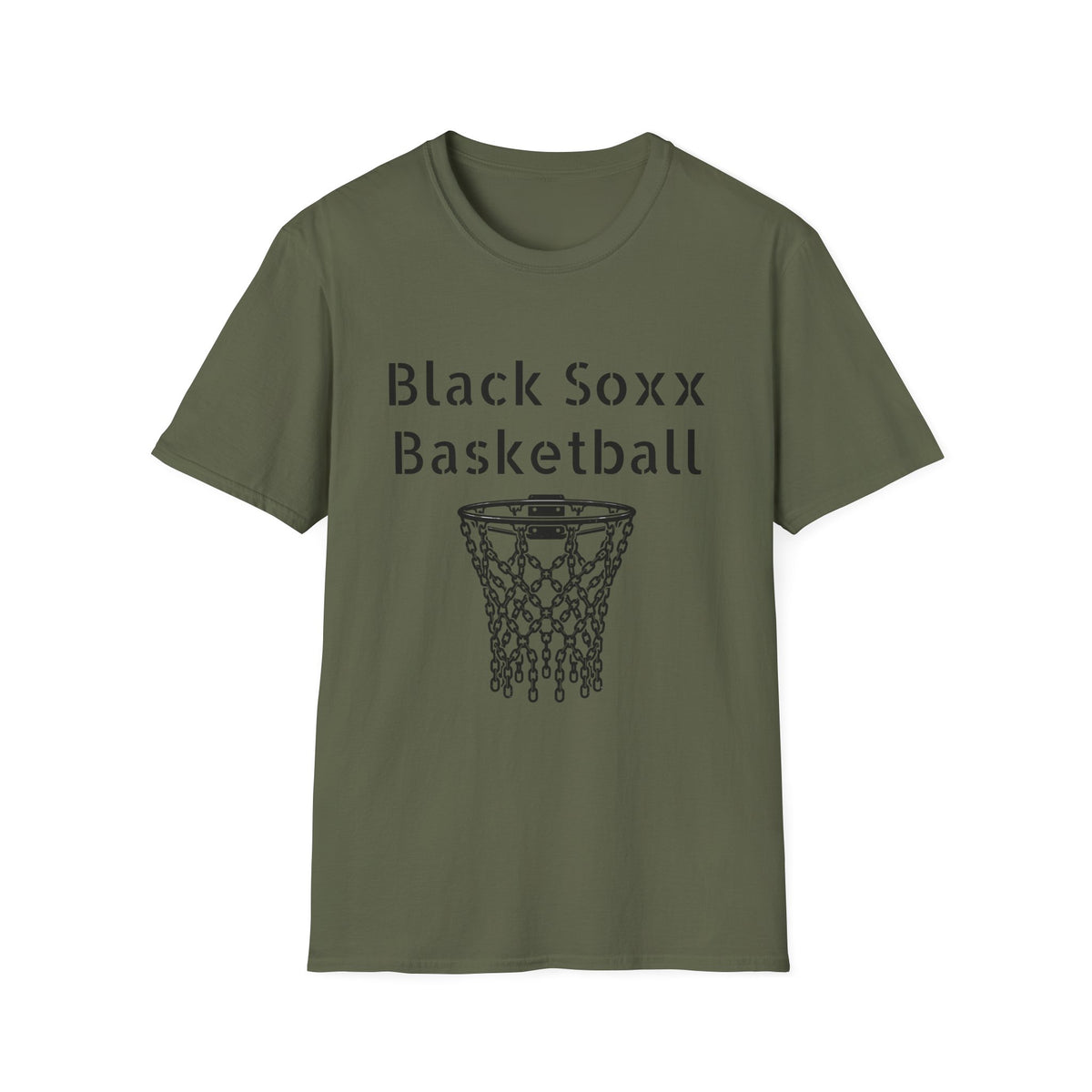 Black Soxx Basketball T‑Shirt — Graphic Hoop & Team Growth Tee