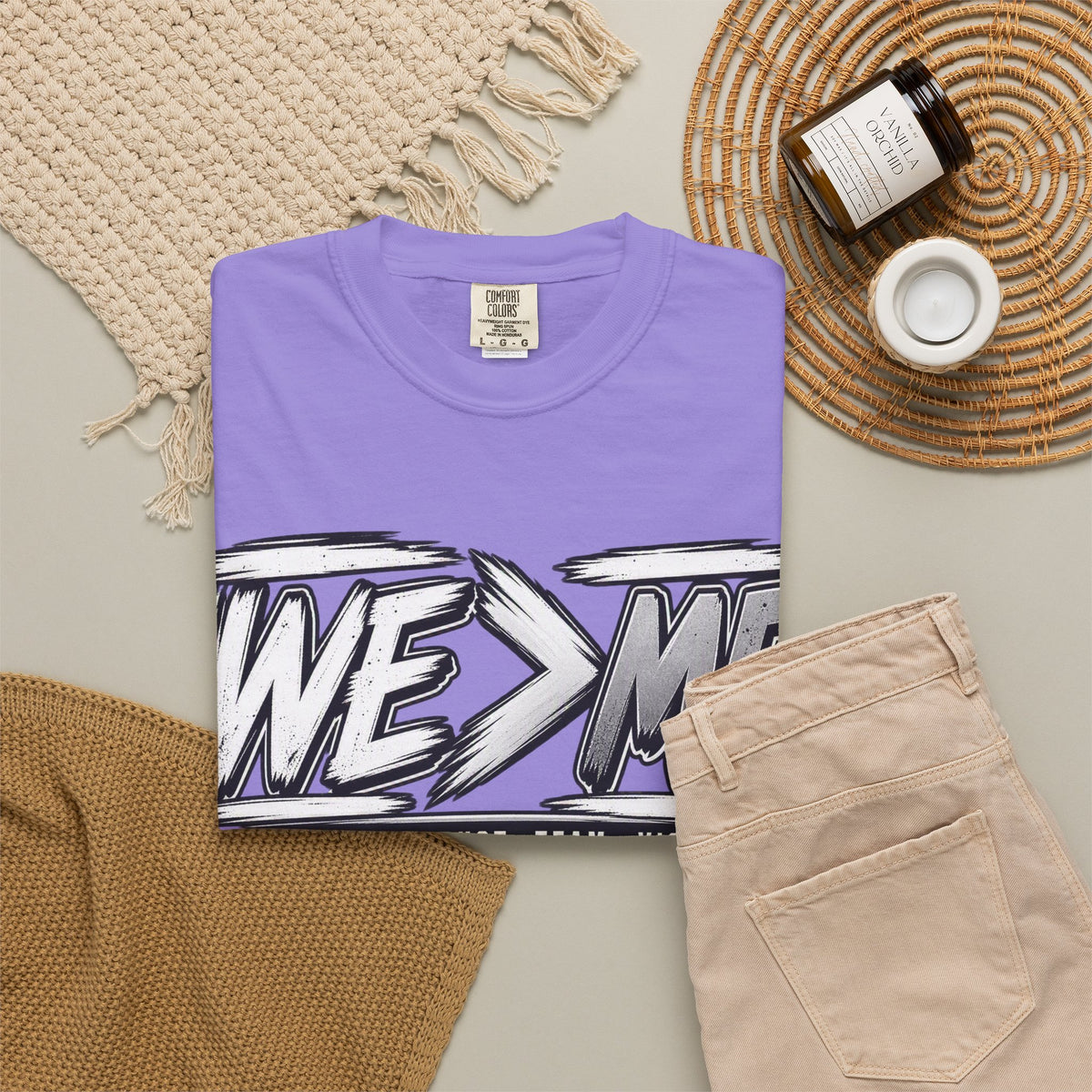 We > Me Basketball Team T-Shirt — "Together. Trust. Team. Victory."