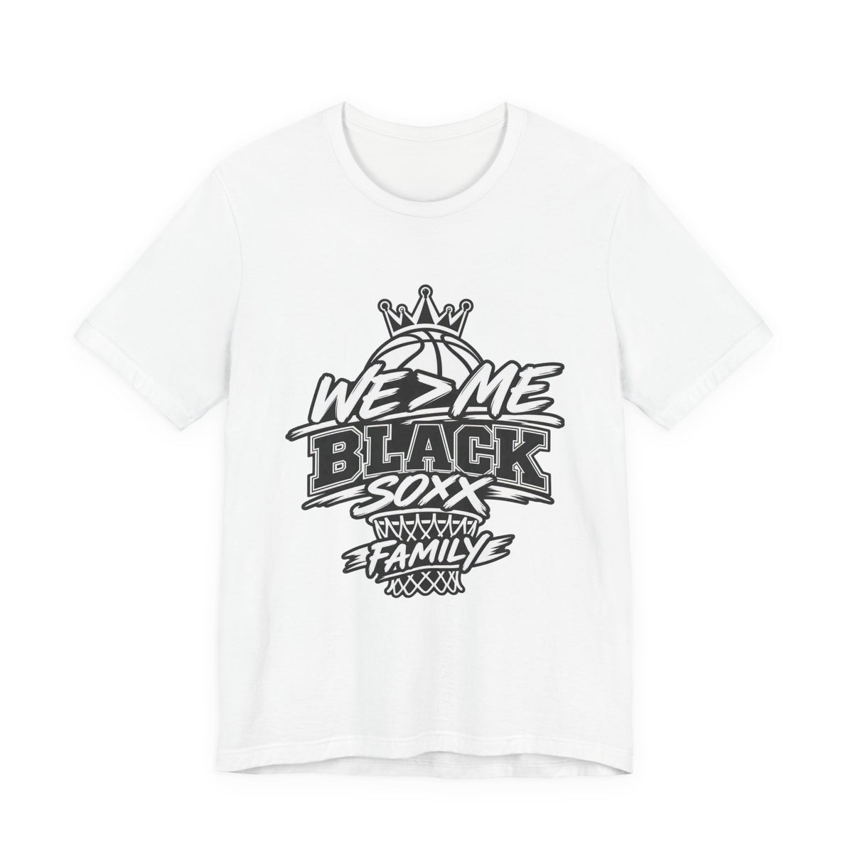 We 2 Me Black Soxx Family Basketball Tee