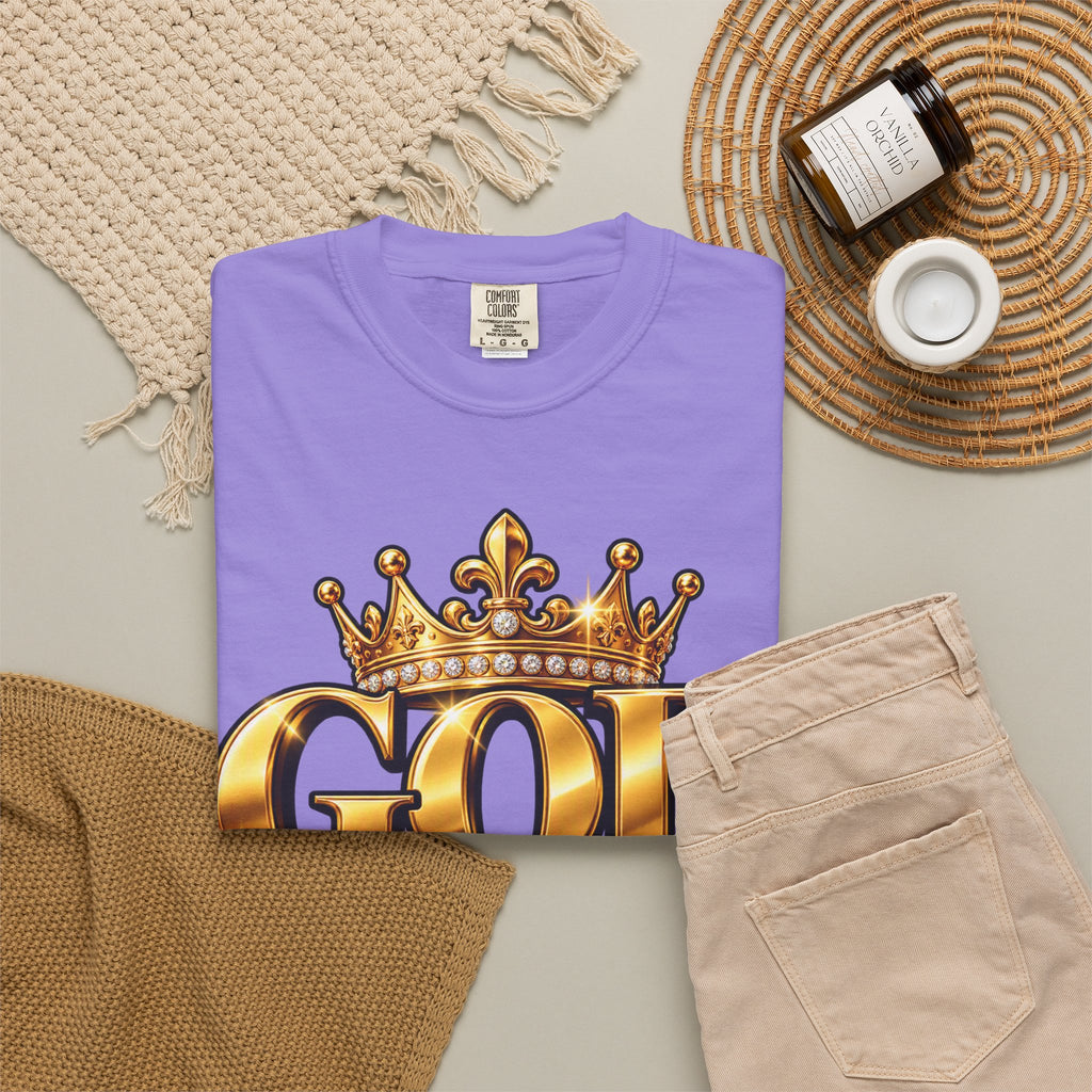 God Did!! Graphic T-Shirt — Gold Crown Christian Faith Tee