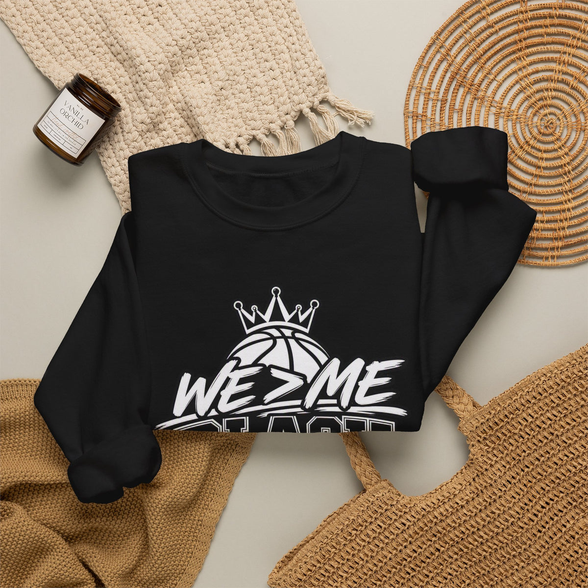 We Z Me Black Soxx Family Crewneck Sweatshirt