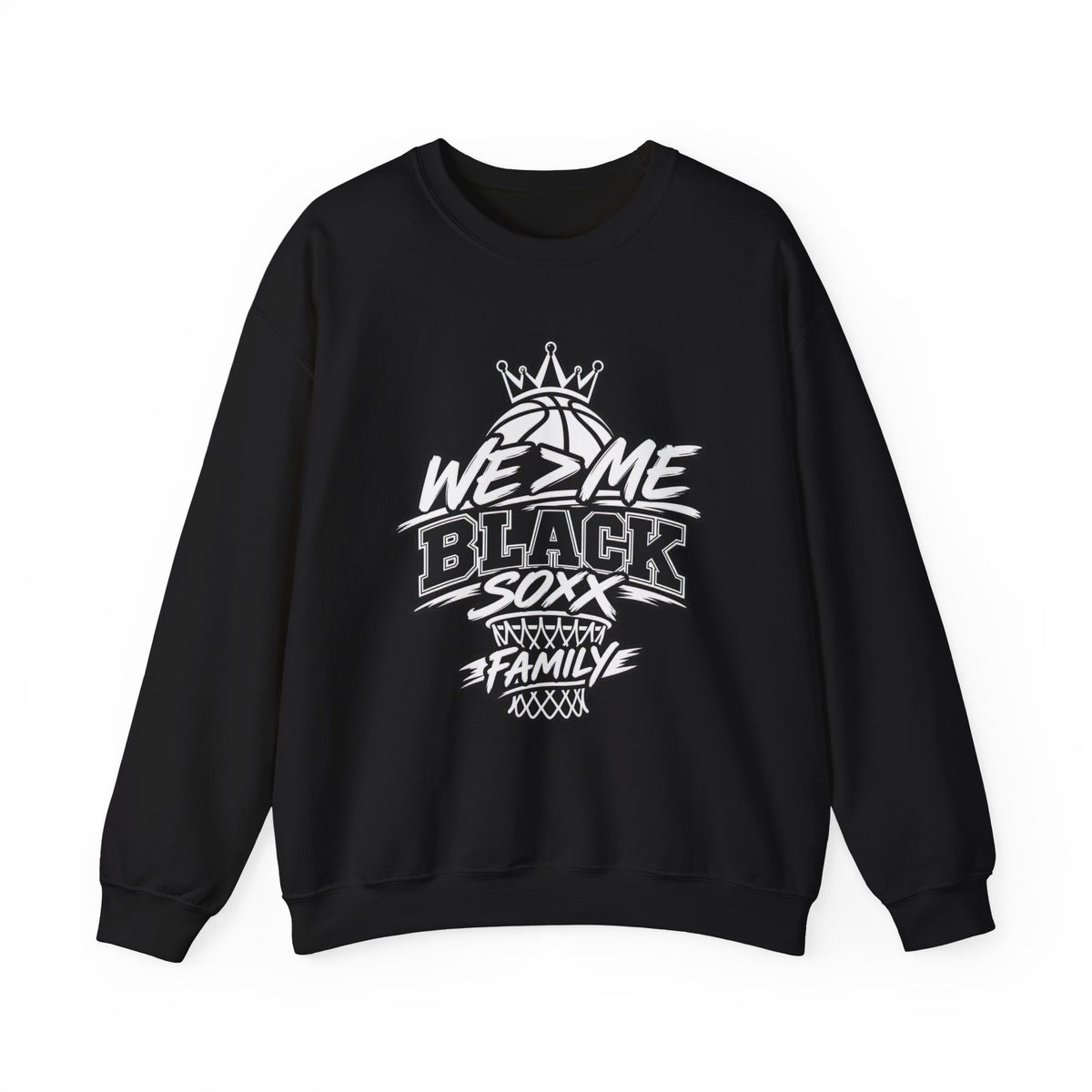 We Z Me Black Soxx Family Crewneck Sweatshirt